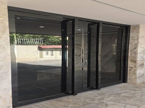 درب استیل ورودی ساختمان ضد زنگ